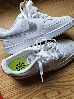Nike White Low-Top Sneakers